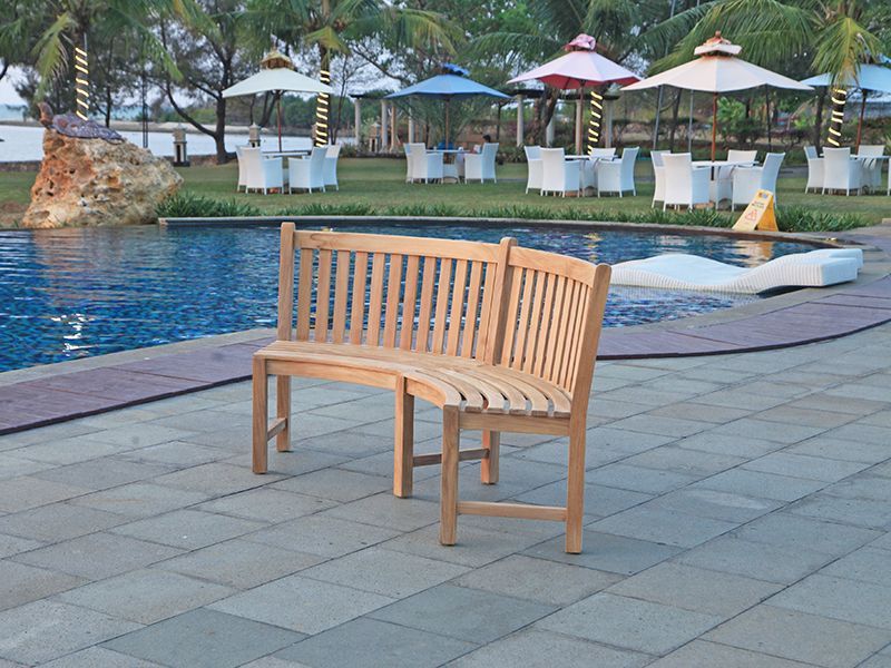 Contour Curved Bench-Garden Furniture Centre-MidRange,Benches,Teak Benches Benches,Curved Benches,Teak,Teak Benches-{collection_title}
