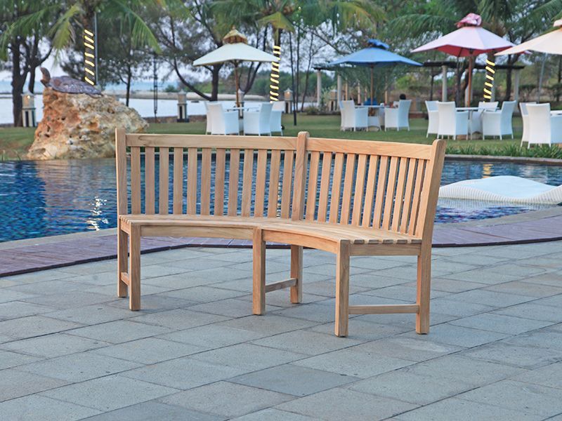 Contour Curved Bench-Garden Furniture Centre-MidRange,Benches,Teak Benches Benches,Curved Benches,Teak,Teak Benches-{collection_title}
