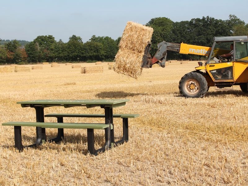 Eco Picnic Table 1.2m-Garden Furniture Centre-MidInstock,instock,MidRange,Benches,Outdoor Furniture,Picnic Tables,Eco Bench Range,Recycled Eco-Benches-{collection_title}