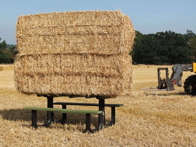 Eco Picnic Table 1.2m-Garden Furniture Centre-MidInstock,instock,MidRange,Benches,Outdoor Furniture,Picnic Tables,Eco Bench Range,Recycled Eco-Benches-{collection_title}