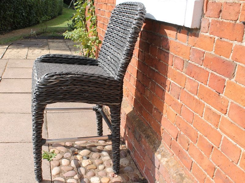 Midnight Montana Bar Stool-Garden Furniture Centre-MidRange,Outdoor Dining,Outdoor Furniture,Rattan Furniture,Montana Range,Rattan,Rattan Chairs,Montana-{collection_title}