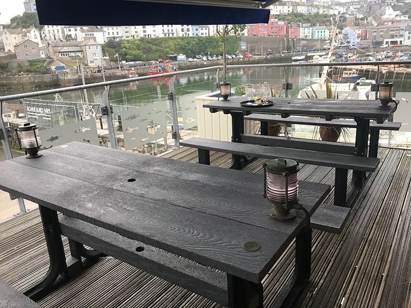 Eco Picnic Table 1.2m-Garden Furniture Centre-MidInstock,instock,MidRange,Benches,Outdoor Furniture,Picnic Tables,Eco Bench Range,Recycled Eco-Benches-{collection_title}