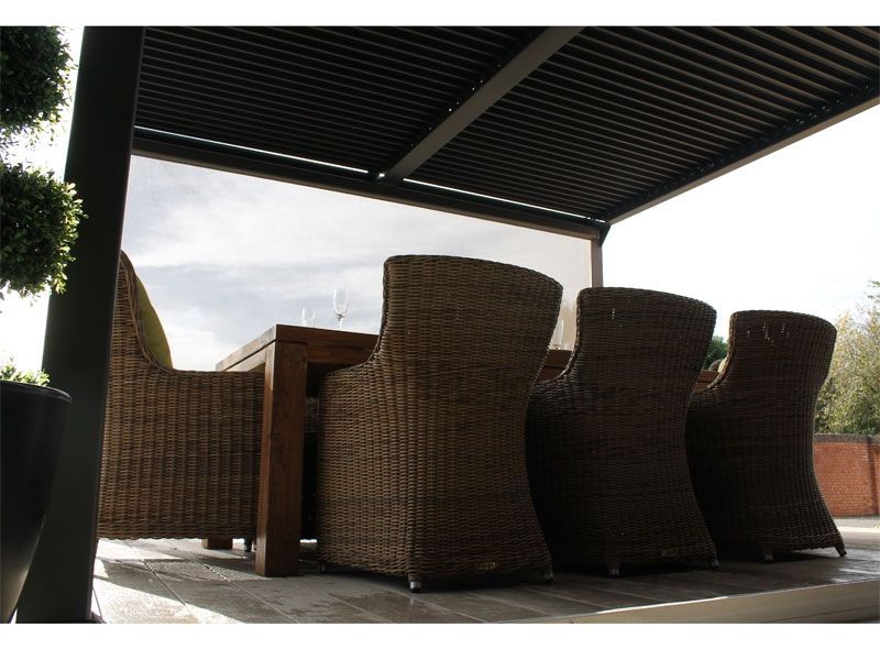 Galaxy End Screen | 3x3m-Garden Furniture Centre-MidInstock,instock,MidRange,Gazebos OLD DNU!,The Galaxy Gazebo Range,Gazebos,Galaxy Louvered Roof Gazebo Range,Galaxy Gazebo Range Ranges-{collection_title}