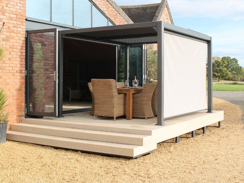 Galaxy Gazebo | 3 X 3M-Garden Furniture Centre-HighRange,Free Standing,Gazebos,The Galaxy Gazebo Range,Metal Gazebos,Galaxy Louvered Roof Gazebo Range,Galaxy Gazebo Range Ranges,Ranges,Spring & Summer Sale,Autumn & Winter Sale,Galaxy Range Gazebos,Sale-{collection_title}