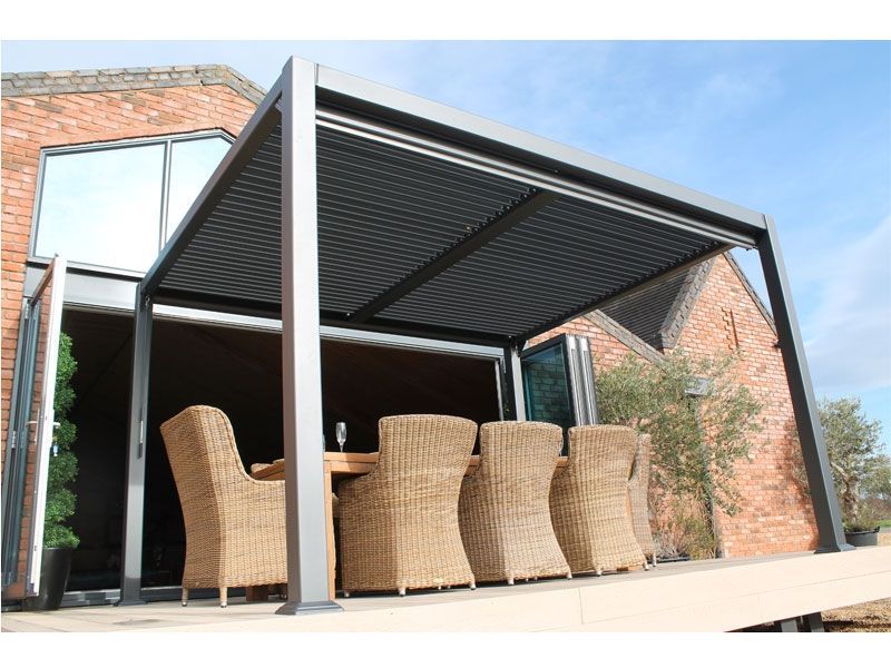 Galaxy Gazebo | 3 X 3M-Garden Furniture Centre-HighRange,Free Standing,Gazebos,The Galaxy Gazebo Range,Metal Gazebos,Galaxy Louvered Roof Gazebo Range,Galaxy Gazebo Range Ranges,Ranges,Spring & Summer Sale,Autumn & Winter Sale,Galaxy Range Gazebos,Sale-{collection_title}