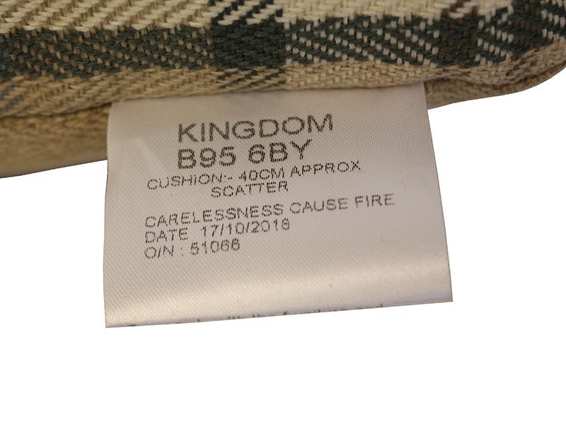 Scatter Cushion | Lewis Blue-Garden Furniture Centre-48Hour Dispatch,LowRange,Under 100,Conservatory,Indoor Accessories-{collection_title}