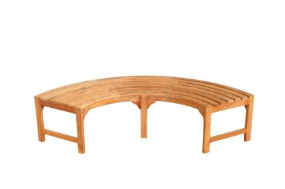 Backless Contour Tree Bench 