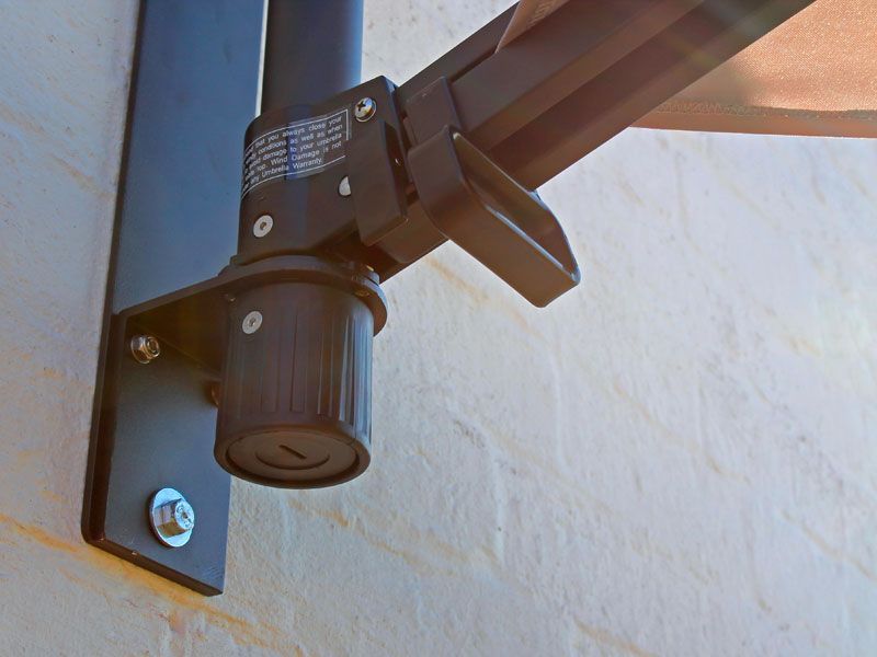 Square Wall Mounted Parasol