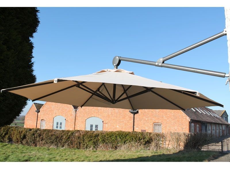 Turino Wall Parasol | Damaged Box-Garden Furniture Centre-MidInstock,instock,MidRange,Parasols,Cantilever Parasols Parasols,Wall Mounted Parasols Parasols,Wall Mounted Parasols,Sale,Ex-Display,Showroom exdis-{collection_title}