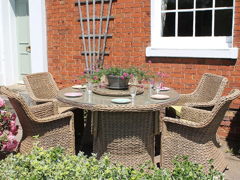 Montana 6 Chair Dining Set -Garden Furniture Centre-HighRange,Rattan,Tables,Dining Set,Rattan Furniture,Montana Range,Outdoor Dining-{collection_title}