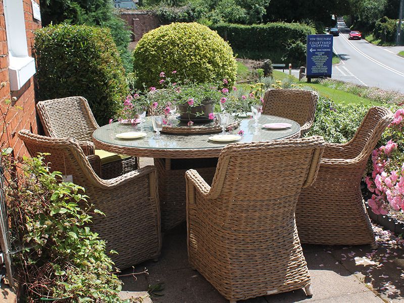 Montana 6 Chair Dining Set -Garden Furniture Centre-HighRange,Rattan,Tables,Dining Set,Rattan Furniture,Montana Range,Outdoor Dining-{collection_title}