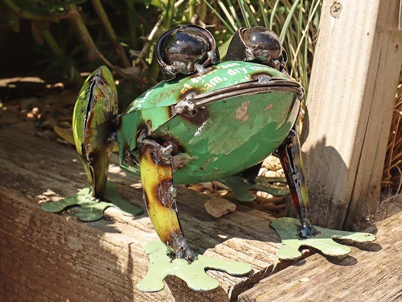 Pad Me Pond Frog -Garden Furniture Centre-48Hour Dispatch,LowRange,Under 100,Ornaments,Ranges,Animal Garden Ornaments,Think Outside Range,Metal Garden Ornaments,Think Outside Range Ranges,Gifts,Ornaments Accessories,Accessories-{collection_title}
