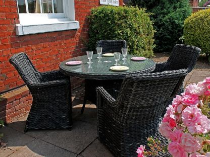 Midnight Montana 4 Chair Dining Set