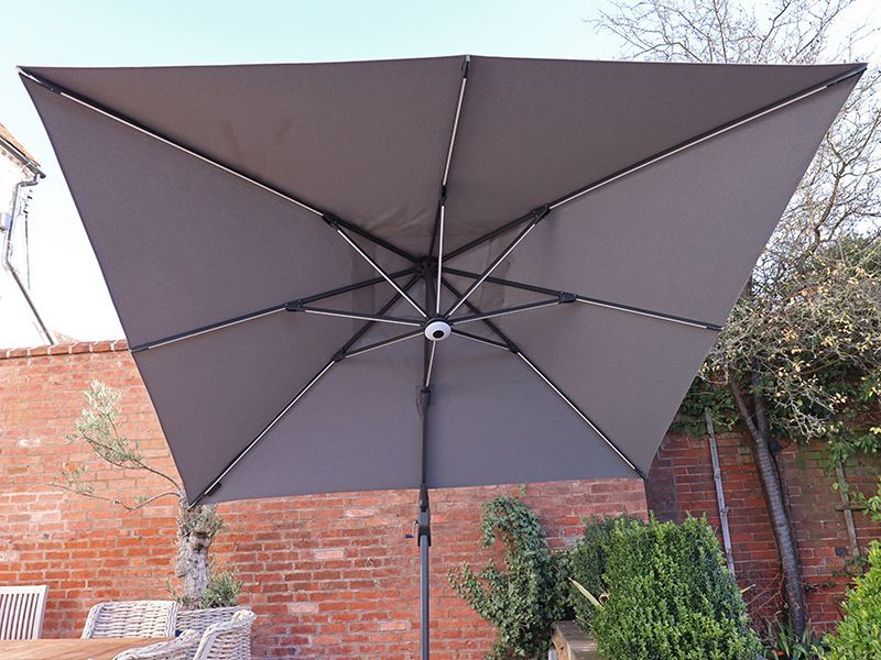 Royal 3M Square LED Parasol