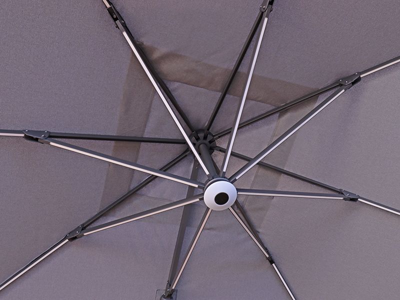 Royal 3M Square LED Parasol