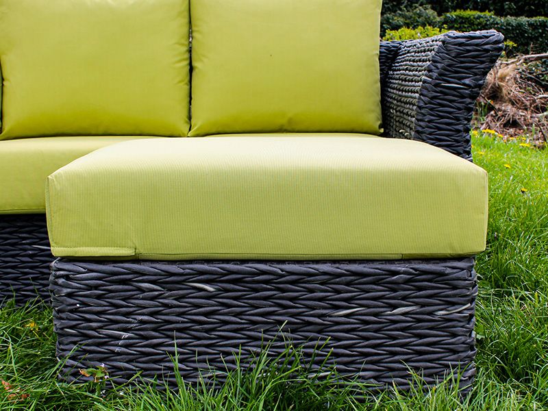 Midnight Montana Footstool - Outdoor