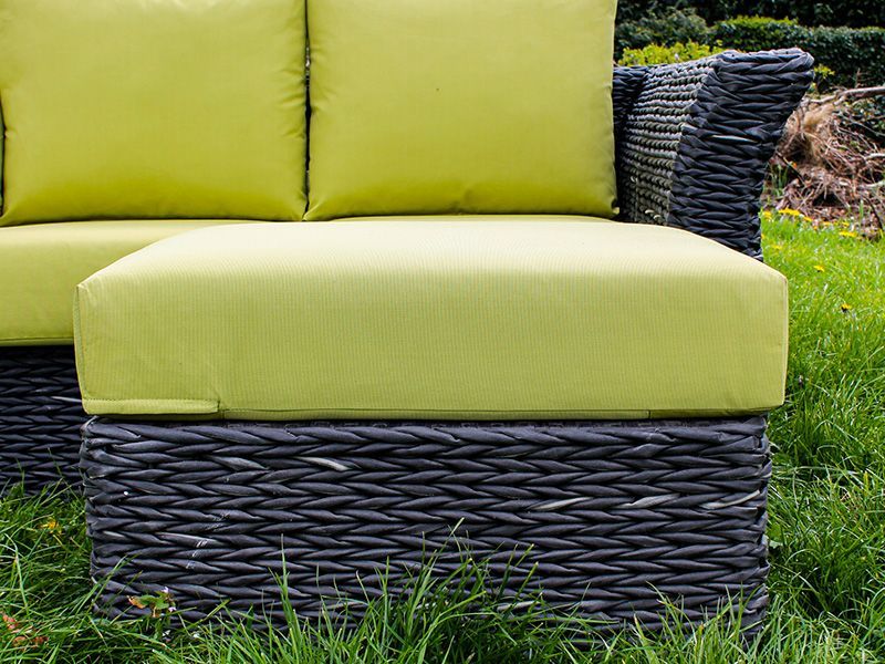 Midnight Montana Footstool - Outdoor