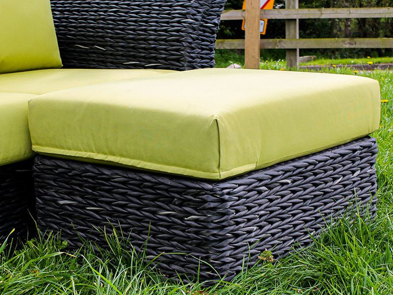 Midnight Montana Footstool - Outdoor