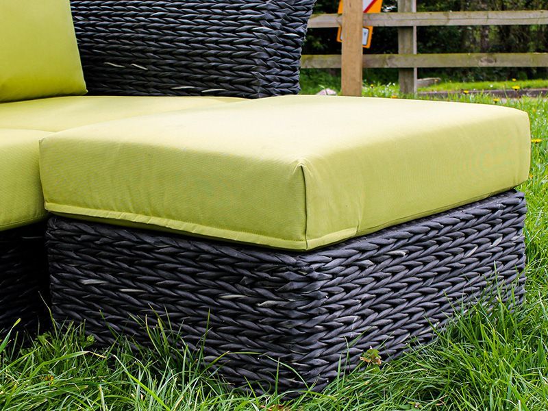 Midnight Montana Footstool - Outdoor