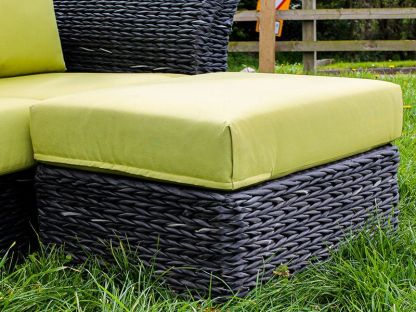 Midnight Montana Footstool - Outdoor