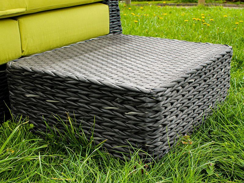 Midnight Montana Footstool - Outdoor