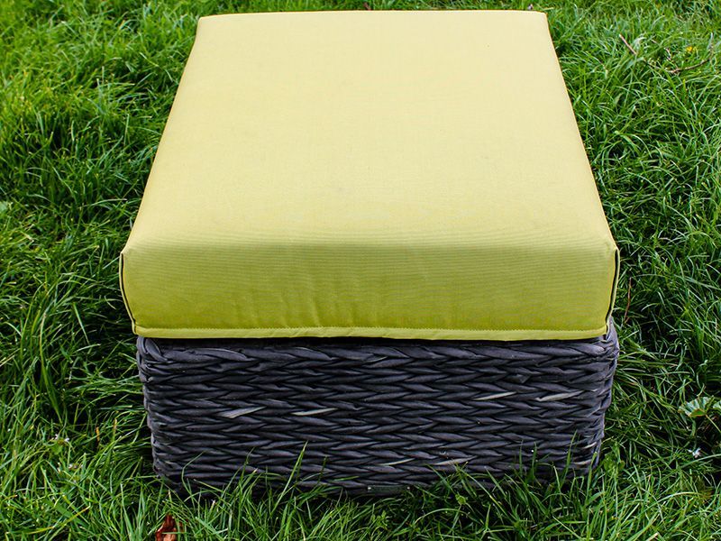 Midnight Montana Footstool - Outdoor