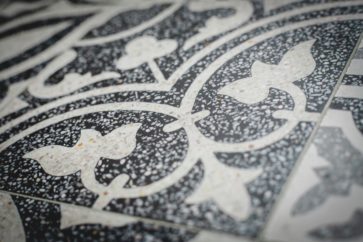 Terrazzo 90cm Table Set -Garden Furniture Centre-MidRange,Metal,Tables,Dining Set,Outdoor Furniture,Metal Furniture,Outdoor Dining,Balcony & Duo Sets-{collection_title}