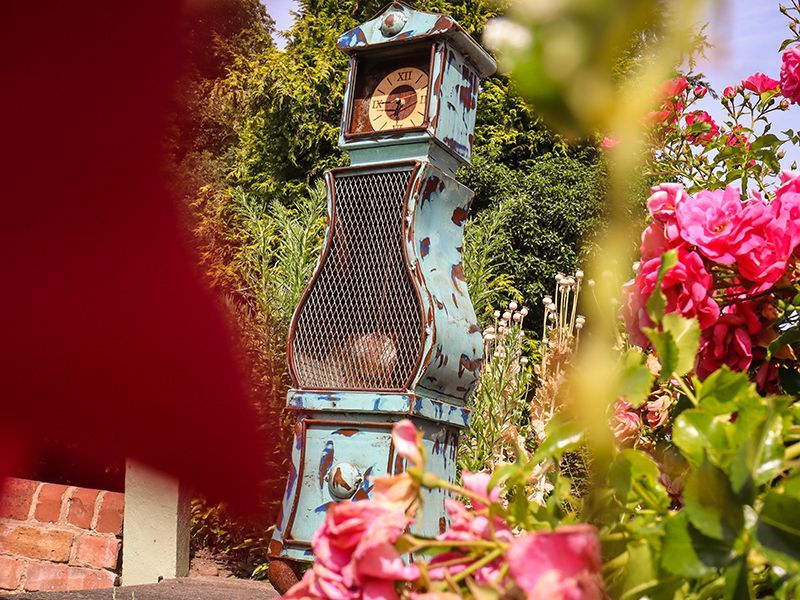 Tic Toc The Clock -Garden Furniture Centre-48Hour Dispatch,LowRange,Ornaments,Ranges,Think Outside Range,Metal Garden Ornaments,Think Outside Range Ranges,Ornaments Accessories,Accessories-{collection_title}