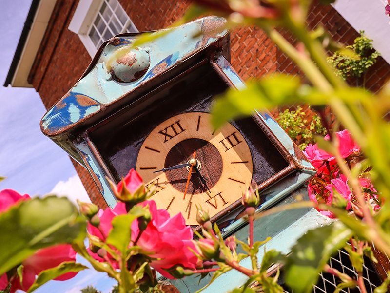 Tic Toc The Clock -Garden Furniture Centre-48Hour Dispatch,LowRange,Ornaments,Ranges,Think Outside Range,Metal Garden Ornaments,Think Outside Range Ranges,Ornaments Accessories,Accessories-{collection_title}