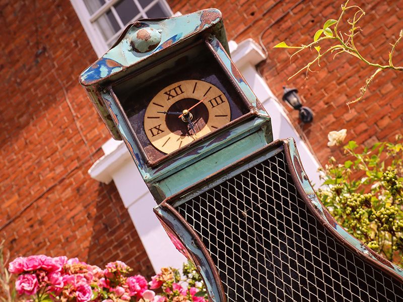 Tic Toc The Clock -Garden Furniture Centre-48Hour Dispatch,LowRange,Ornaments,Ranges,Think Outside Range,Metal Garden Ornaments,Think Outside Range Ranges,Ornaments Accessories,Accessories-{collection_title}