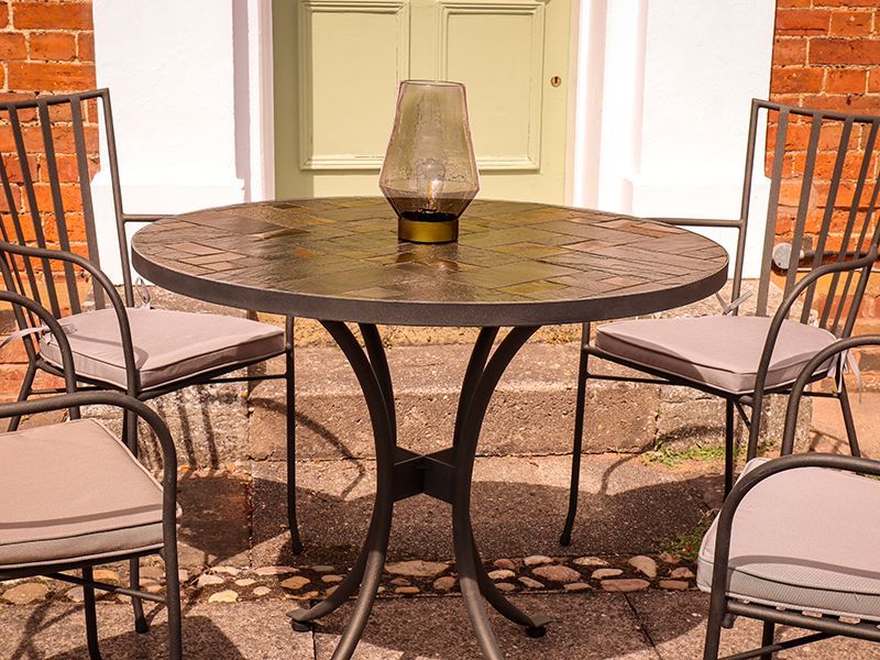 Carnglaze 90cm Table-Garden Furniture Centre-LowRange,Dining Table,Outdoor Dining,Metal,Outdoor Furniture,Metal Furniture,Balcony & Duo Sets,Tables,Metal Tables,Metal Tables Metal-{collection_title}