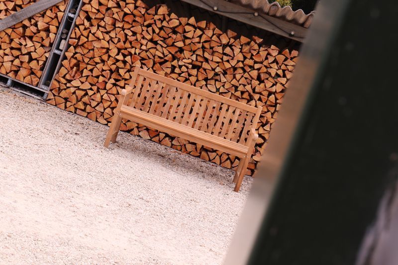 Rishi 1.5m Bench-Garden Furniture Centre-MidRange,Active,park benches,Benches,Outdoor Furniture,Teak Benches Benches,Memorial Benches,Teak,Teak Benches-{collection_title}