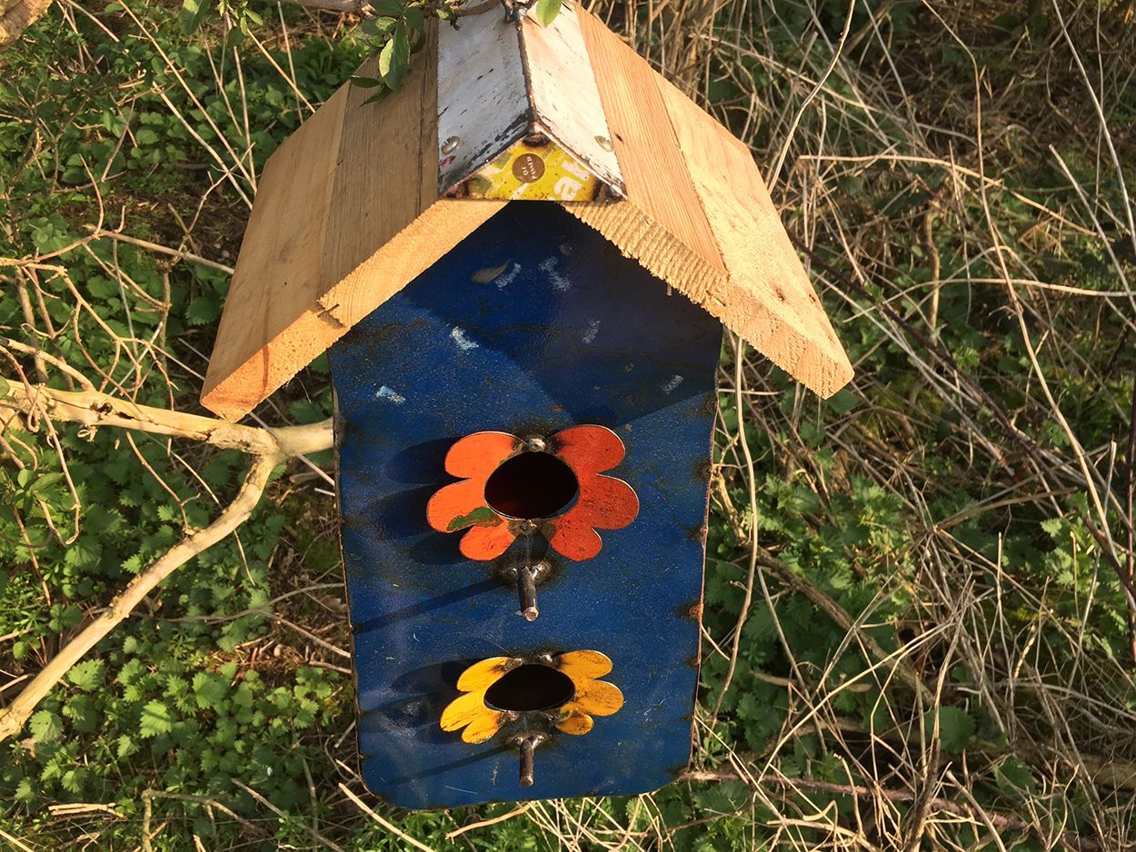 Twos Getaway Bird House-Garden Furniture Centre-48Hour Dispatch,LowRange,Under 100,Information,Amazon Trade Account,Ornaments Accessories,Ornaments,Ranges,Think Outside Range,Metal Garden Ornaments,Hanging Garden Ornaments,Think Outside Range Ranges,Gifts,Pets & Wildlife Accessories,Birdhouses & Bird Boxes,Accessories,Pets & Wildlife-{collection_title}