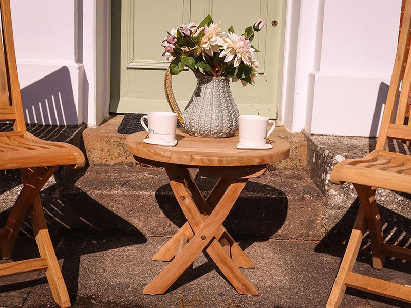 Balmoral 50cm Folding Coffee Table -Garden Furniture Centre-LowRange,Under 100,Coffee Table,Teak,Tables,Teak Tables-{collection_title}