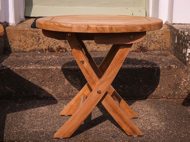 Balmoral 50cm Folding Coffee Table -Garden Furniture Centre-LowRange,Under 100,Coffee Table,Teak,Tables,Teak Tables-{collection_title}