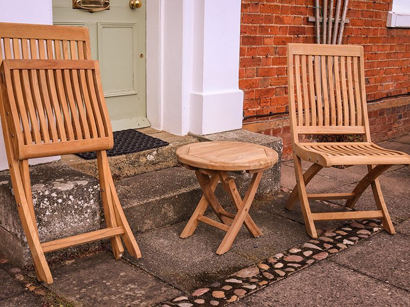 Balmoral 50cm Folding Coffee Table -Garden Furniture Centre-LowRange,Under 100,Coffee Table,Teak,Tables,Teak Tables-{collection_title}