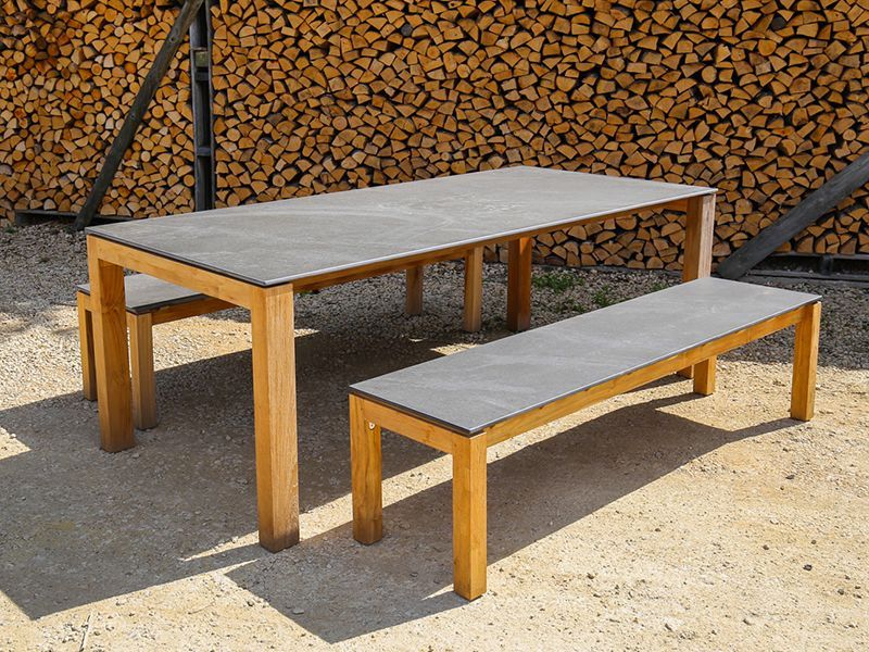 Sierra Bench Set-Garden Furniture Centre-HighRange,Teak,Tables,Dining Set,Outdoor Furniture,Teak Garden Furniture,Outdoor Dining-{collection_title}