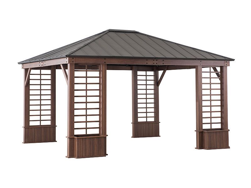 Winchester Hard Top Gazebo-Garden Furniture Centre-HighRange,Free Standing,Gazebos,Metal Gazebos,All Seasons Gazebos,Solariums Gazebos,Garden Rooms Gazebos,All Seasons Gazebo Range,All Seasons Range,Solariums-{collection_title}