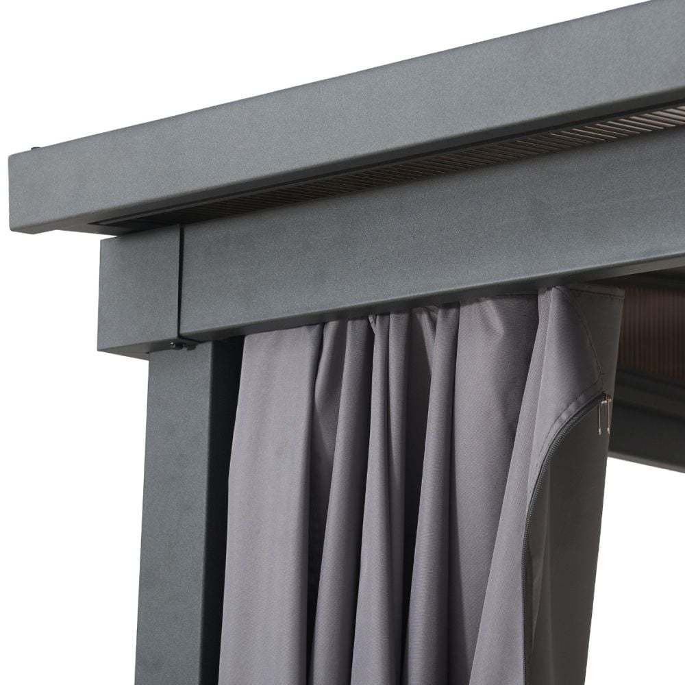 Four Seasons Wall Mounted Gazebo 3m x 3.65m | BLACK FRIDAY MONTH
