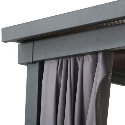 Four Seasons Wall Mounted Gazebo 3m x 3.65m | BLACK FRIDAY MONTH