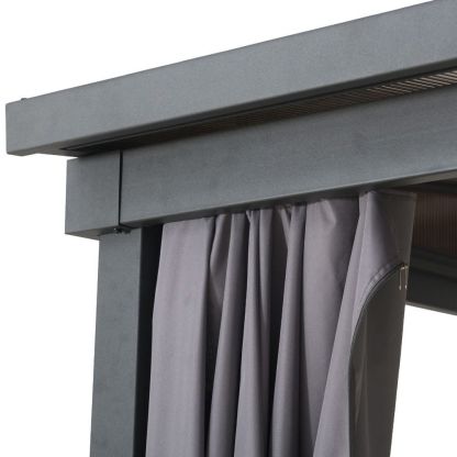 Replacement Curtains and Mosquito Nets for Wall Mounted Gazebo 3mx3.65m