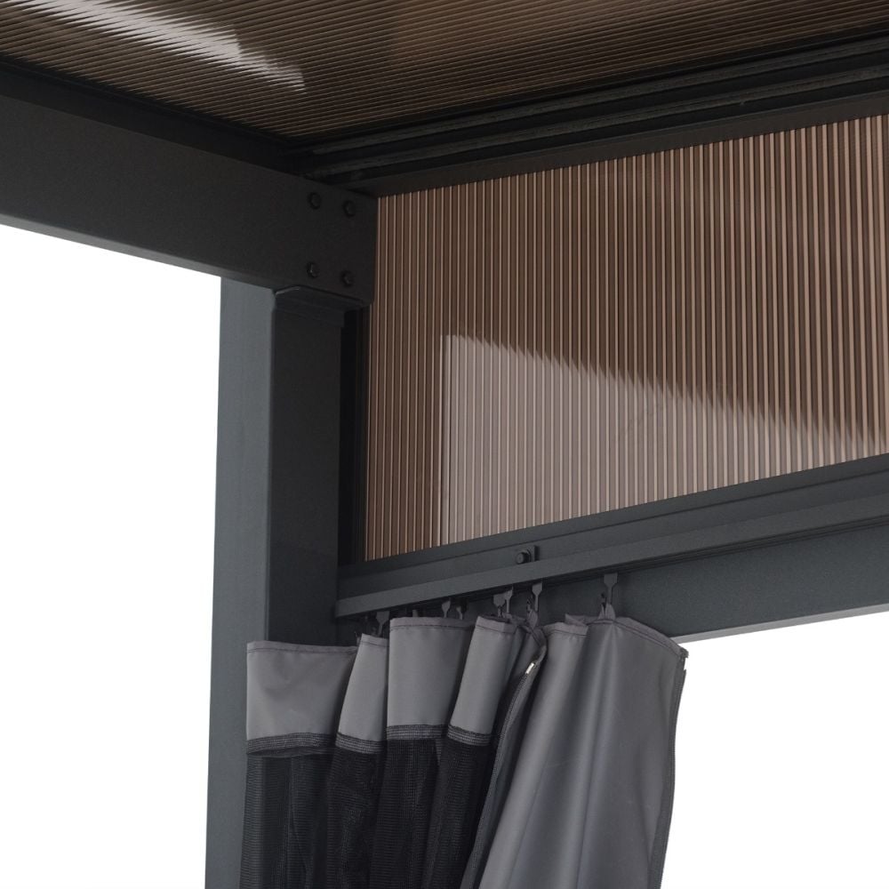 Four Seasons Wall Mounted Gazebo 3m x 3.65m | BLACK FRIDAY MONTH