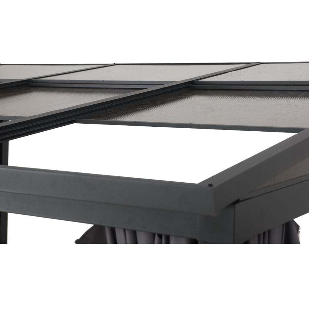 Four Seasons Wall Mounted Gazebo 3m x 3.65m-Garden Furniture Centre-HighRange,Wall Mounted,Gazebos,Metal Gazebos,All Seasons Gazebos,All Seasons Gazebo Range,Wall Mounted Gazebos,Spring & Summer Sale,Autumn & Winter Sale,All Seasons Range-{collection_title}