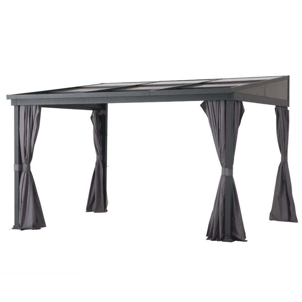 Four Seasons Wall Mounted Gazebo 3m x 3.65m | BLACK FRIDAY MONTH