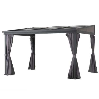 Four Seasons Wall Mounted Gazebo 3m x 3.65m | BLACK FRIDAY MONTH