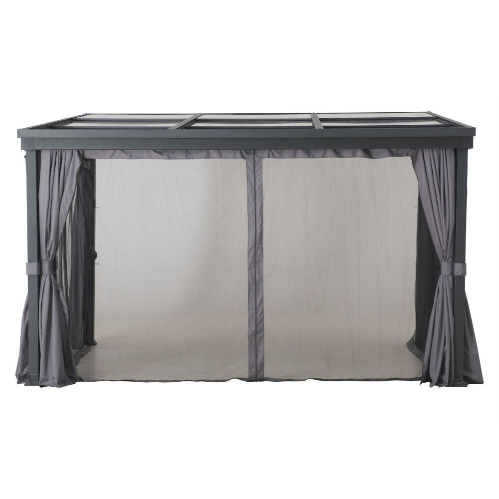 Replacement Curtains and Mosquito Nets for Wall Mounted Gazebo 3mx3.65m-Garden Furniture Centre-LowRange,Gazebos,All Seasons Gazebos,All Seasons Gazebo Range,Gazebo Accessories,Wall Mounted Gazebos-{collection_title}