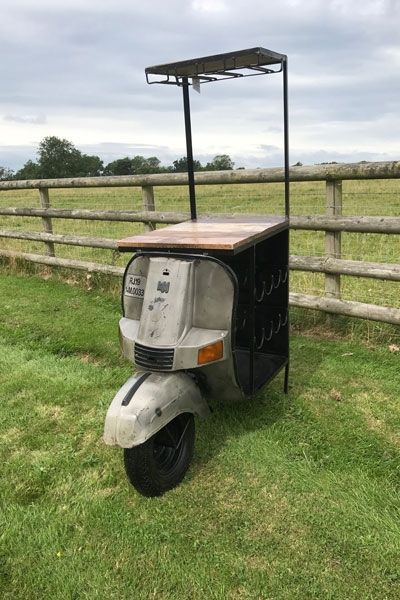 Indian Scooter Tall Bar-Garden Furniture Centre-MidRange,Outdoor Furniture,Bars & Bar Sets,Upcycled Furniture-{collection_title}