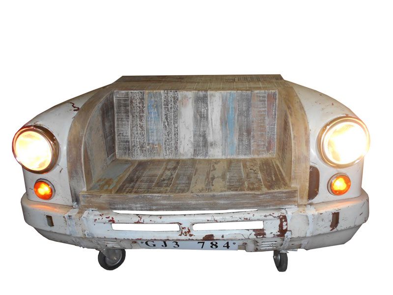 Indian Ambassador Car Bench