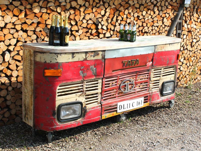 Indian Lorry Bar-Garden Furniture Centre-MidInstock,instock,HighRange,MidRange,Information,National BBQ Week - Sizzling Hot Offers for you ...,Outdoor Furniture,Bars & Bar Sets,Upcycled Furniture,Metal,Metal Tables Metal-{collection_title}