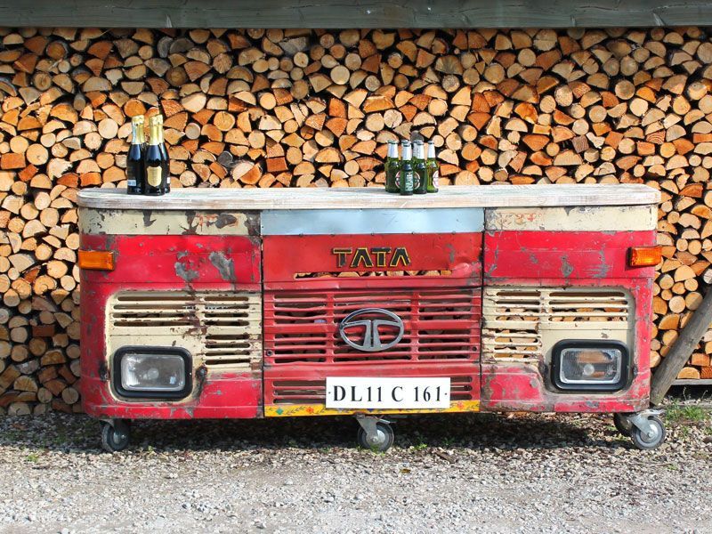 Indian Lorry Bar-Garden Furniture Centre-MidInstock,instock,HighRange,MidRange,Information,National BBQ Week - Sizzling Hot Offers for you ...,Outdoor Furniture,Bars & Bar Sets,Upcycled Furniture,Metal,Metal Tables Metal-{collection_title}